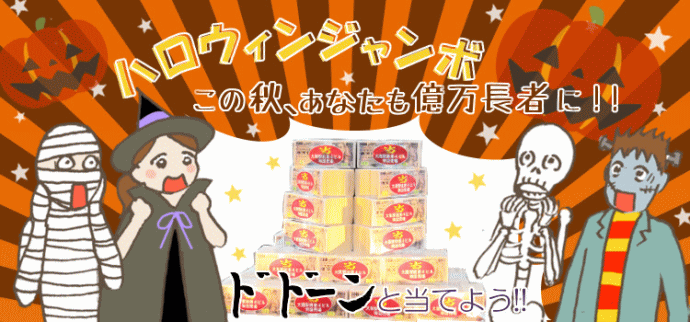 ハロウィンジャンボミニ宝くじ 販売実績額